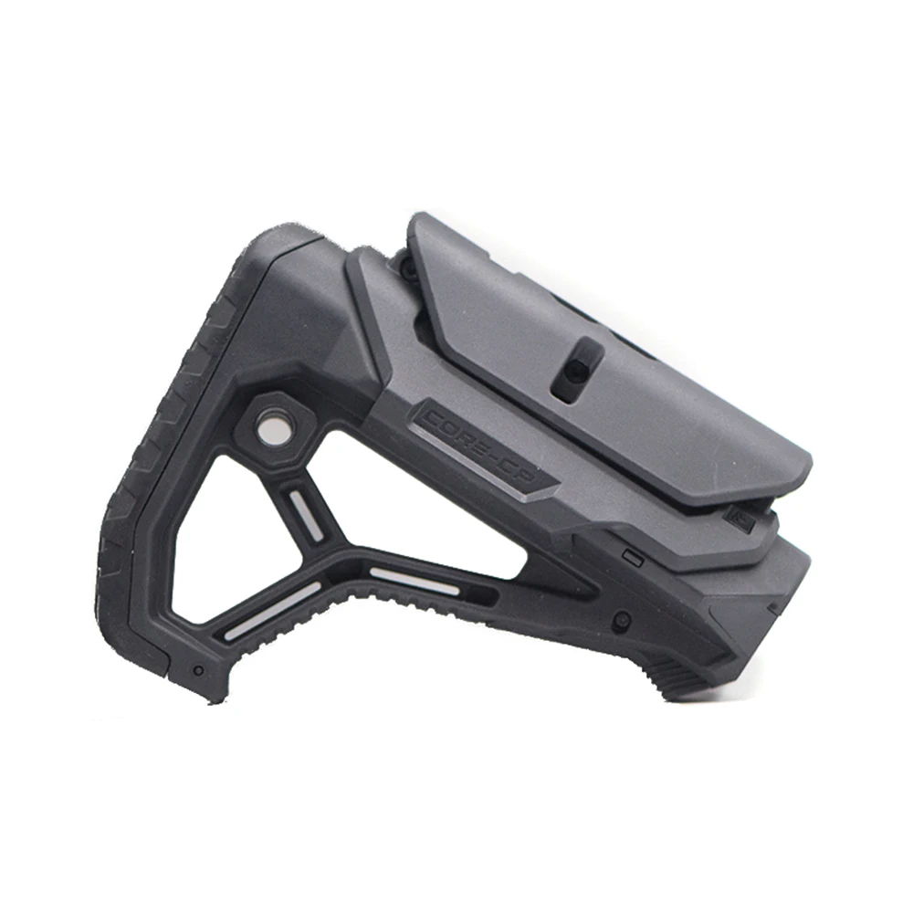 

Tactical Nylon Adjustable Extended Stock for Air Guns CS Sport Paintball Airsoft Tactical BD556 Gel Blaster Receiver Gearbox