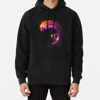 

Space Surfing Hoodie Space Surfing Astronaut Galaxy Stars Cosmic Colors Nature Universe Galactic