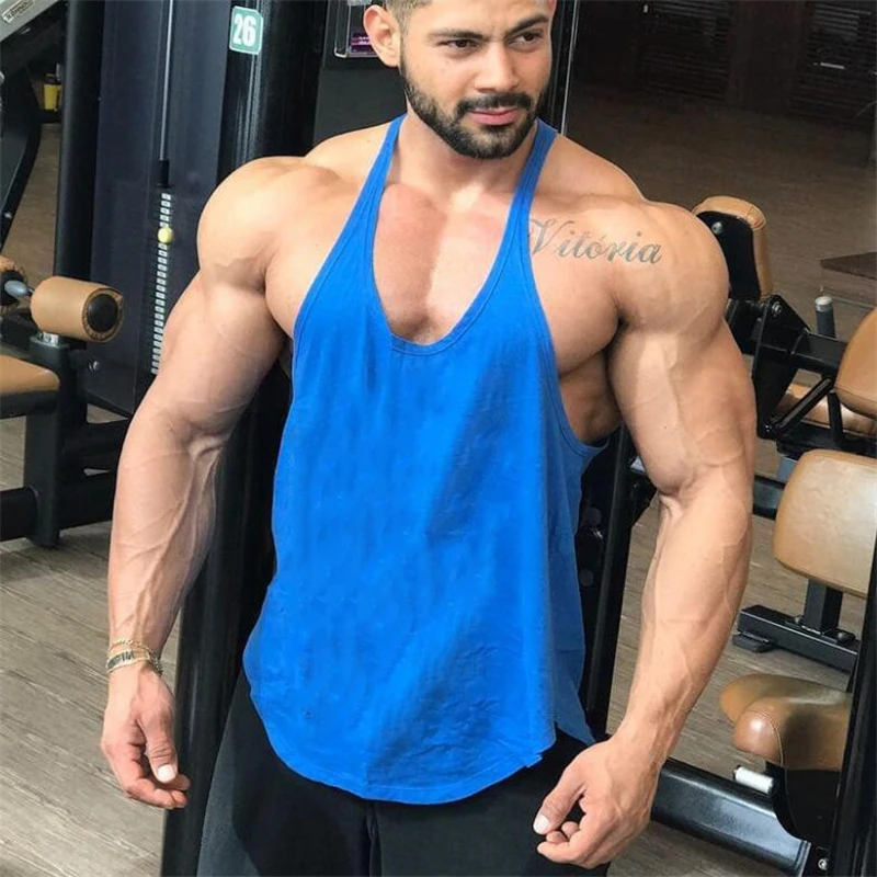 Майка для тренировок, тренажерного зала, мужские майки для фитнеса, тренировок, бега, одежда для бодибилдинга, майки без рукавов, модная мужская майка