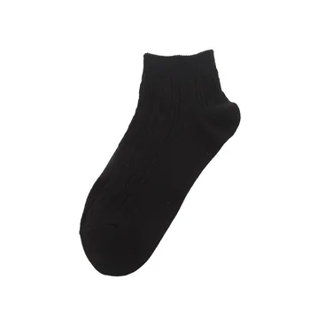 

Fashion New 2020 cotton socks solid color short female socks