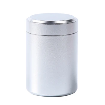 

Tea Caddy Mini Aluminum Storage Boxes Sealed Coffee Powder Can Tea Leaves Container Portable Travel Tea Caddy Organizer US Stock