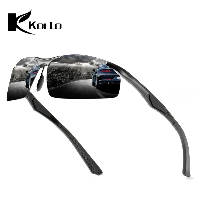 Korto 2019 тренд поляризованные прогулочные солнцезащитные очки UV400 без оправы