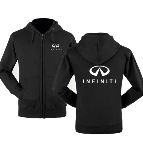 Толстовки на молнии с логотипом Infiniti на весну и осень, верхняя одежда, мужское повседневное пальто, брендовые толстовки на молнии и свитшоты - Цвет: 4
