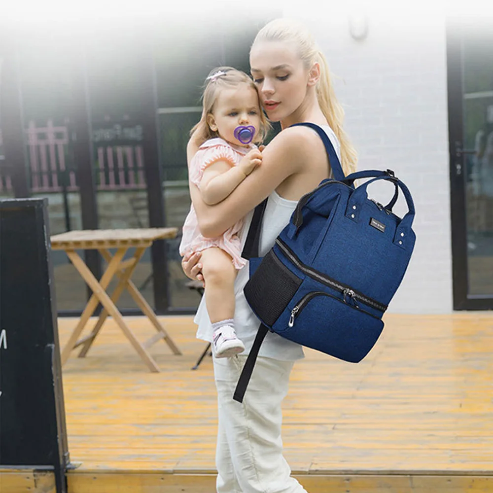 2019 New Fashion Mummy Maternity Nappy Bag Multifunction Diaper Bag Baby Bag Stroller Baby Bag Organizer Nursing Handbag