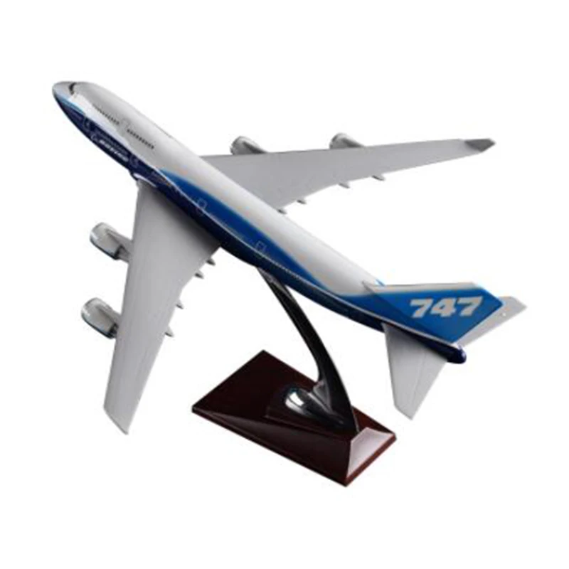 Коллекционные Boeing747 большие 32 см игрушечные модели самолетов авиакомпания Модель литья под давлением пластиковый сплав самолет подарки для детей Коллекция