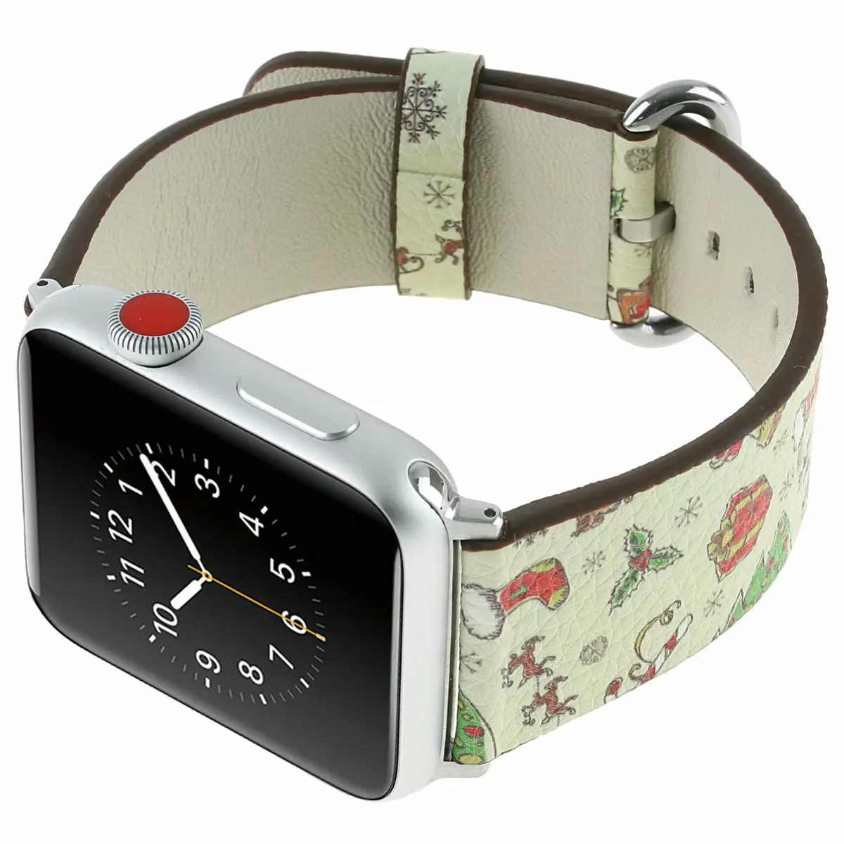 С цветочным рисунком для девочек; мини-юбка для Apple watch серии 4, версия 1, 2, 3, ремешок 40 мм 44 кожаный чехол с печатным рисунком ремешок для наручных часов iWatch 38/40/42/42 мм, ремешок на запястье