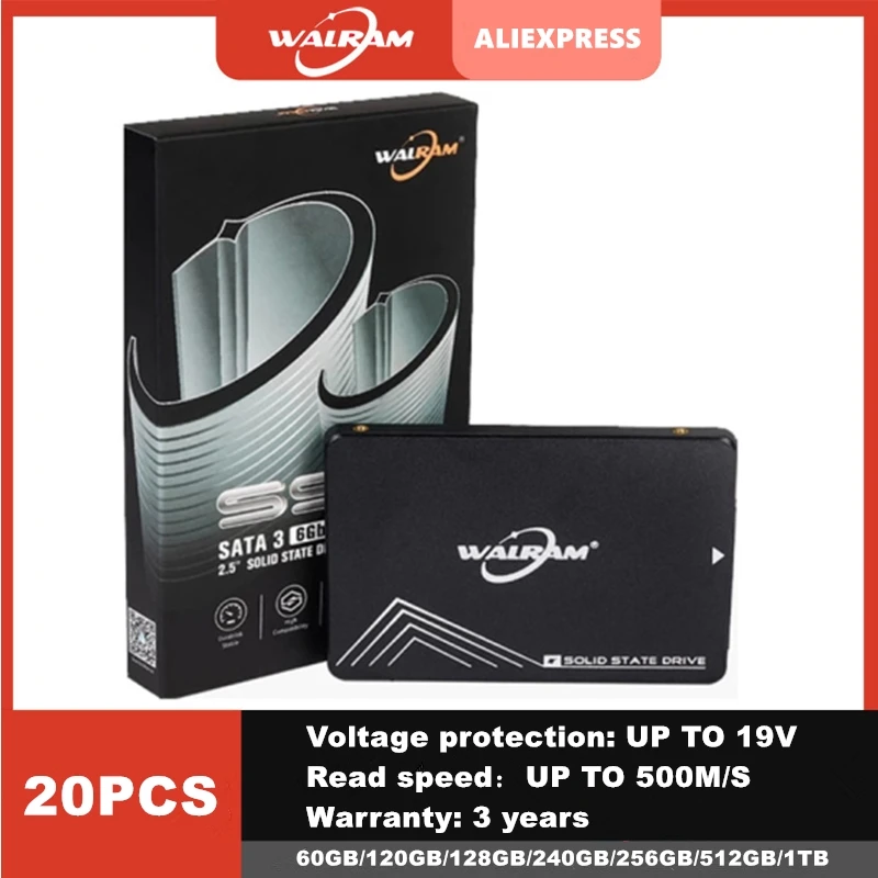 Внутренний жесткий диск WALRAM 2 5 Sata3 Ssd 120 ГБ 240 128 256 480 ТБ внутренний твердотельный