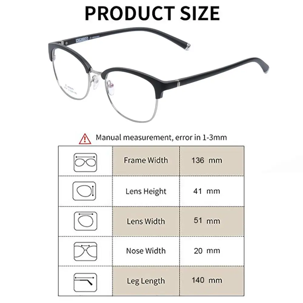 Винтаж Nerd рамки Eyeglasses способа с прозрачными линзами в стиле ретро глаз оправы для очков в стиле унисекс, Eeyeglasses W/Чехол квадратный Стиль очки с диоптриями