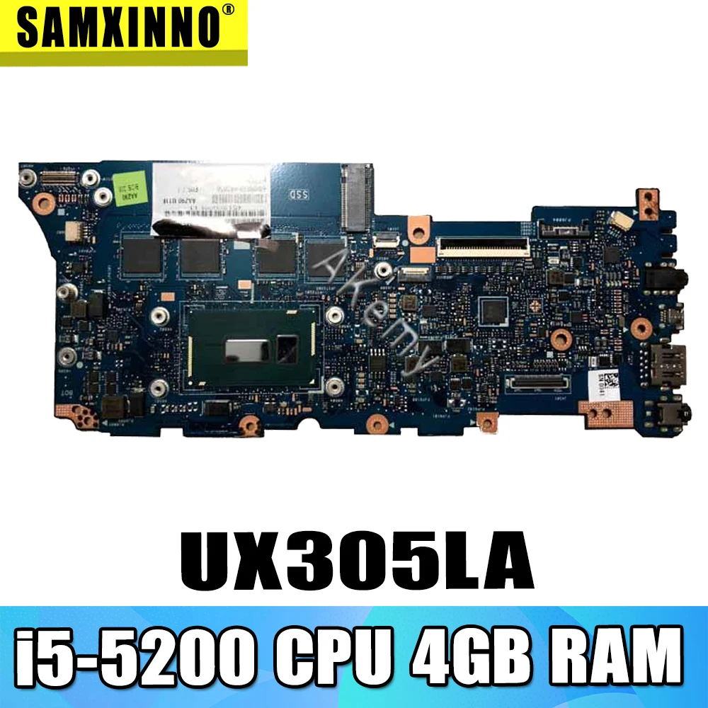 UX305LA с i5-5200 CPU 4 Гб RAM материнская плата для Asus Zenbook UX305 UX305L U305L U305LA ультрабук ноутбука
