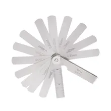 Прямая поставка 25 лезвие 0,05-1 мм щупа Калибр толщина измерительный инструмент метрический зазор наполнитель