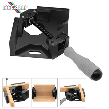 

Single Handle 90 Degree Rectangular Clamp Angle Clamp Lightweight Aluminum Woodworking Clamp Rectangular Folder Tool