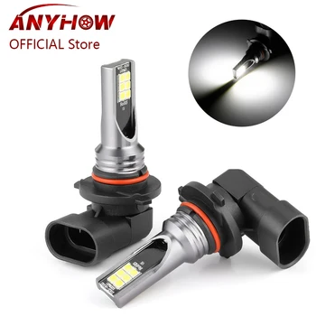 

ANYHOW 2pcs H1 H3 Led H4 H7 H11 9005 9006 HB4 Car CSP LED Fog Lights Headlight Bulbs DC12-24V 20000LM 6000K White Auto Fog Lamp