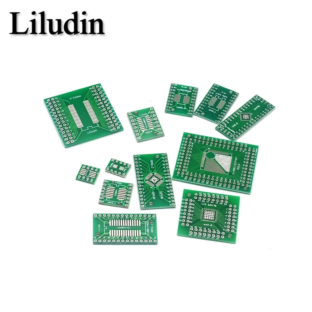 어댑터 PCB 회로 기판 키트, SMD QFP LQFP QFN FQFP 턴 투 딥 SOP MSOP TSSOP SOT23 8 10 ...