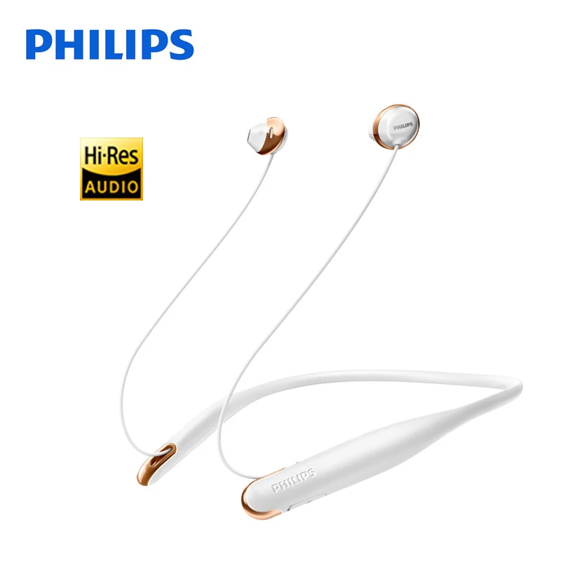 

Philips Flite Hyplite Bluetooth Earbuds Sports Neck Hanging Ear Earphone SHB4205 Bluetooth 4.1 USB Cable for Music Game