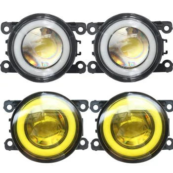

DHBH-Car LED Fog Light, 6000K Angel Eyes DRL Lights Daytime Running Lamp for Honda City Grace Ballade 2014-2018