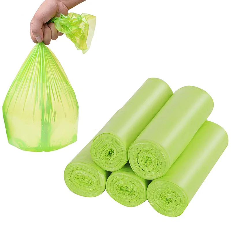 Горячая мешки для мусора биоразлагаемые, 4-6 галлонов маленькие мешки для мусора компостированные мешки сильные мешки для мусора Мусорные Корзины Вкладыши мешки для