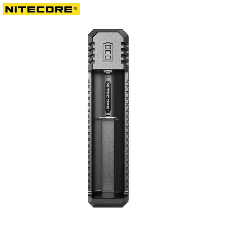 NITECORE UI1 Portable USB Li-ion Battery Charger DC 5V/1A 5W Li-ion/IMR 21700 Battery Recharger CompatibleWith 18650 16340 14500 
