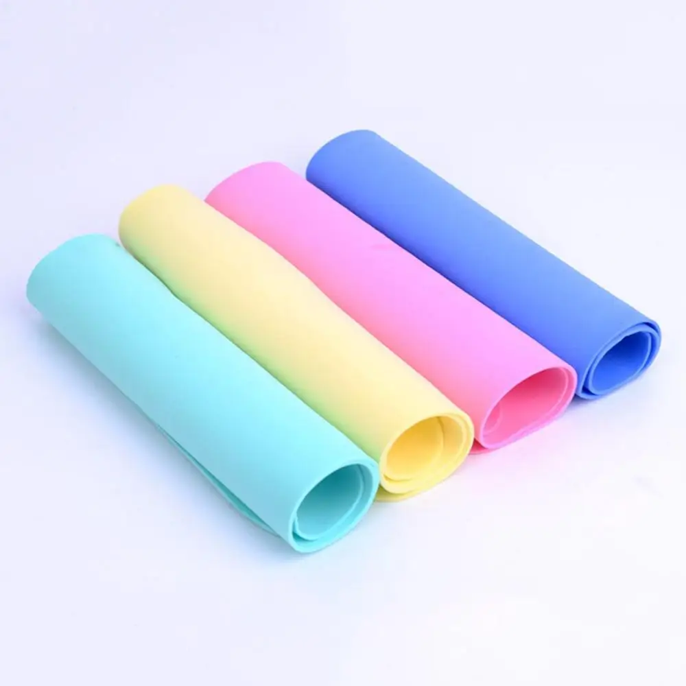 Random 1pc Полотенце для мытья автомобиля, для ванной, для волос, мягкое, супер впитывающее, очищающее, ткань из синтетической замши, для автостайлинга, полотенце для ухода за автомобилем - Цвет: Random 1pc