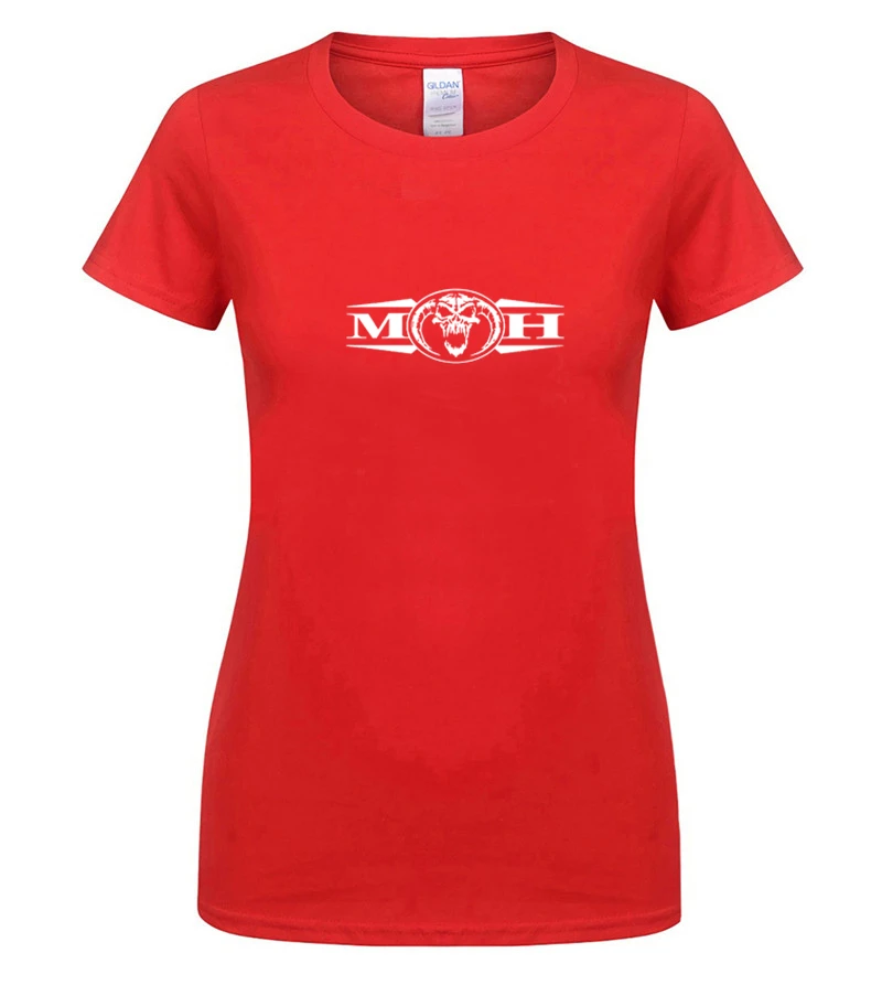 Мастер Hardcore хлопок летняя индивидуальность Banco camiseta популярная ajustada Linda модная мужская футболка - Цвет: women red