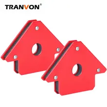 TRANVON 2 шт стрелка Магнитный сварочный держатель пайка локатор сварочные инструменты 50 фунты, нагрузка