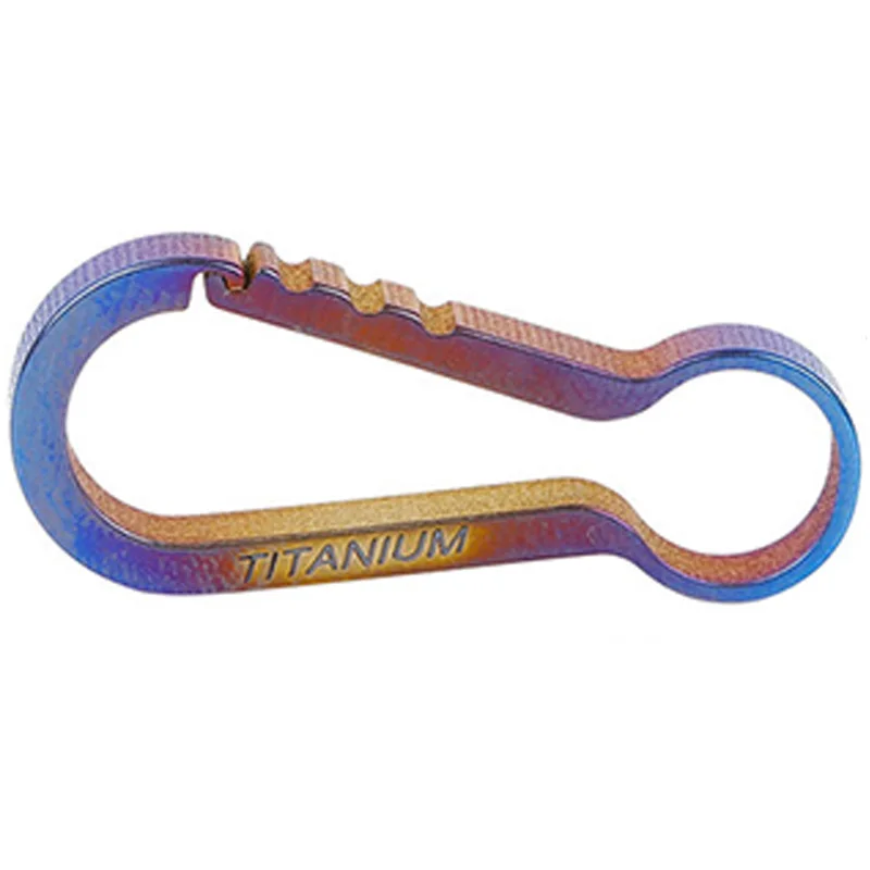 

Titanium Mini High Loading-Bearing Carabiner Outdoor Hook Edc Tool Carabiner Keychain