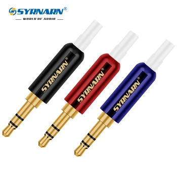 

10pcs/lot High Quality3.5mm 3 Pole Copper Shell Earphone Audio Jack Male+Tail Headphone Repair Cable Plug Solder Wire Connector