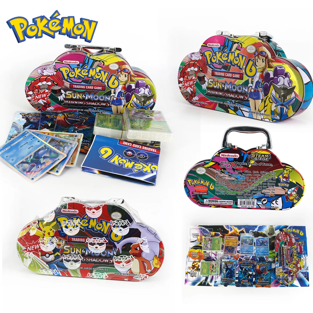 Чехол для карт памяти Pokemon GX EX MEGA 3D версия защита меча солнце и луна портативная