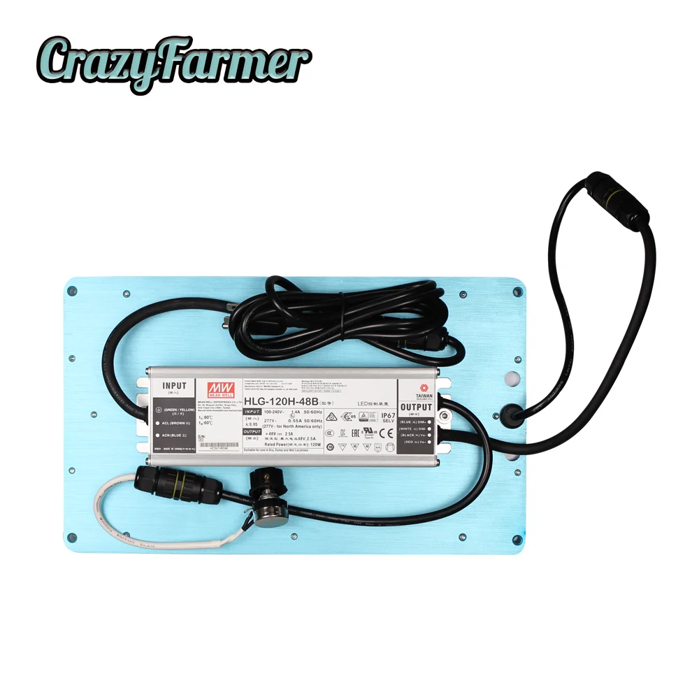 Geeklight 120 Вт Samsung lm301h led grow light mix 660nm quantum 3500K 3000K Bar полный спектр для 3x3