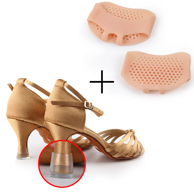 Forefoot Pads Heel Protectors, Silicone Gel Nonslip Coushion for Women, Half Yard Pad, High Heel Pad for 7CM Heels Cover Stopper, Heel Insoles, Women Insoles