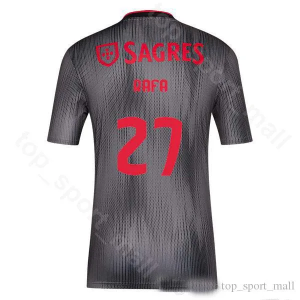 19 20 Benfica Футбольная Футболка JONAS JOAO FELIX взрослая футболка PIZZI SEFEROVIC SALVIO Home Out футбольные футболки - Цвет: away