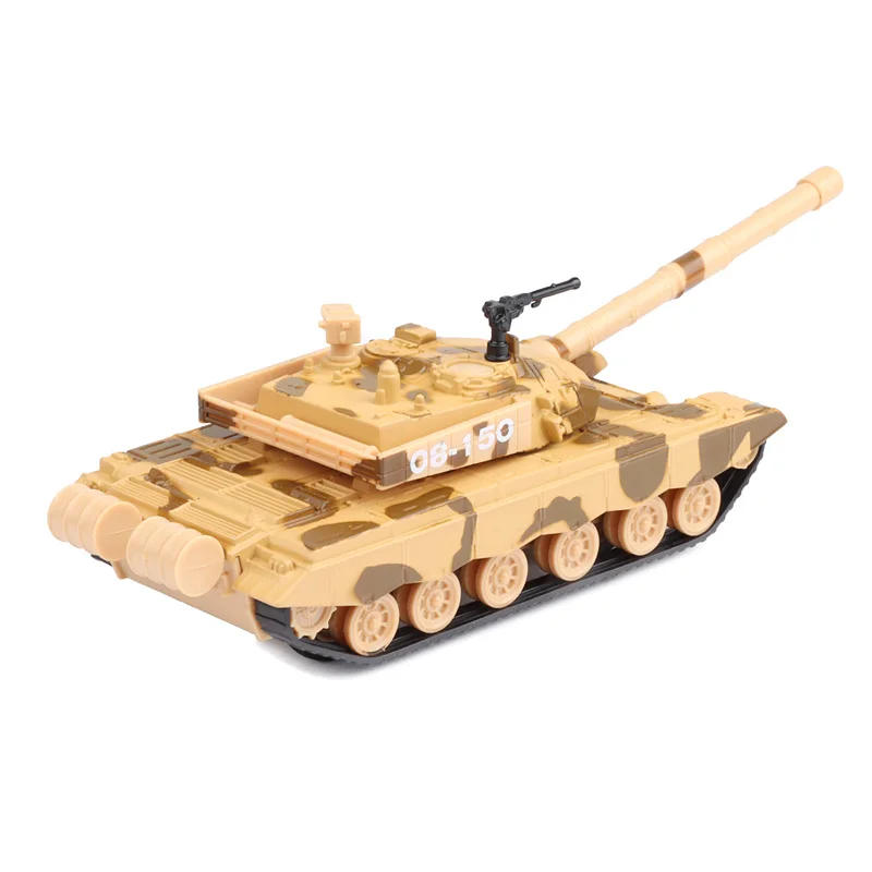 Распродажа 1:50 T99 основной боевой бронированный танк сплава модель, моделирование литой звук и свет оттяните назад Военная игрушка