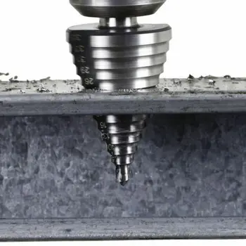

2020 HOT Selling Functional 5-35mm HSS Large Cobalt Hole Titanium Cone Step Drill Bit Cutter Tools High Quality