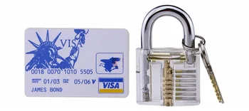 

padlock lock with james card Multifunction Metal Row Tension Rod/Puch Rod Tubestension Wrench For Locksmith lock pick set