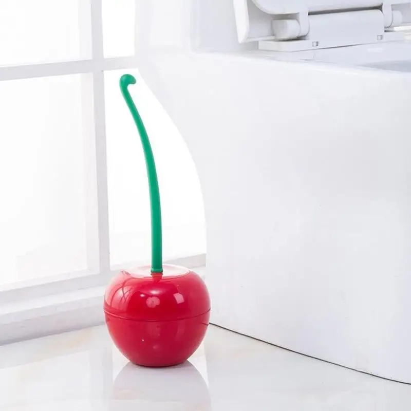 1 шт. симпатичная щетка для унитаза в форме вишни аксессуары продажи горячий