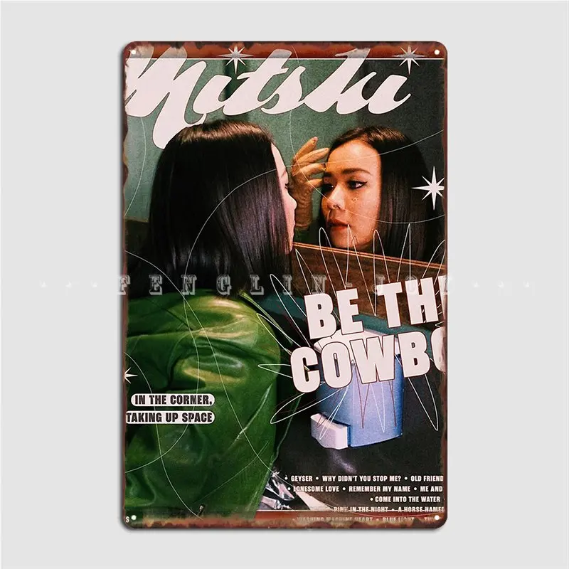 

Mitski Be The Cowboy металлический плакат для кинотеатра