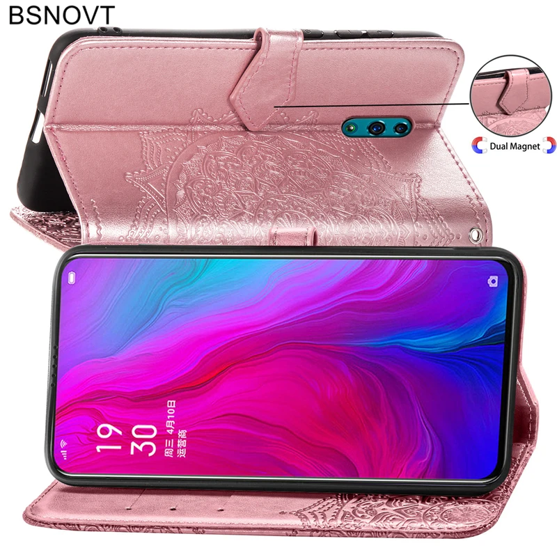Для OPPO Reno 2 Чехол Мягкий силиконовый роскошный кожаный противоударный чехол-кошелек задняя крышка для OPPO Reno 10x Zoom чехол для OPPO Reno Z чехол