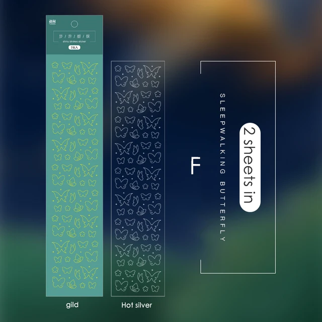 Mr Paper 8 Designs Ins Style Beidao Keepsake Series Bronzing Creative Handbook DIY Decorative Collage Material Sticker F