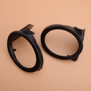 

beler 51112695255 51112695256 1 Pair Black Fog Light Lamp Cover Trim Ring Fit for BMW E46 M3 2001 2002 2003 2004 2005 2006