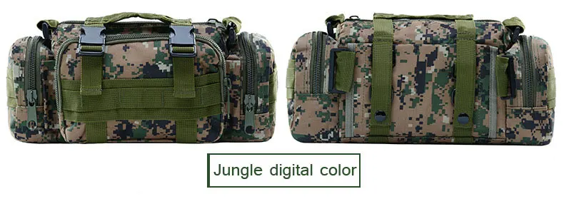 Molle Military Tactical Waist Bag Camping Traveling Hiking Climbing Nylon Shoulder Pack Pouch Outdoor Sports Hunting Gym Bag