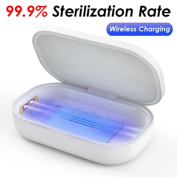 

UV Light Face Mask Sterilizer Box Anti Bacteria Ultraviolet Ray Disinfection for Jewelry Watch Phone Aromatherapy Esterilizador