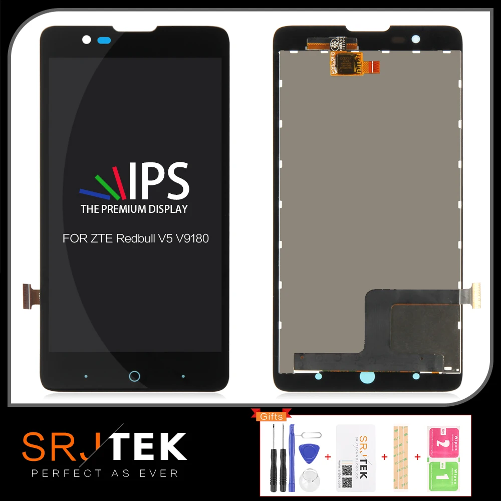 SRJTEK для ZTE Redbull V5 V9180 экран сенсорного экрана V5S ЖК Матрица дигитайзер стекло в