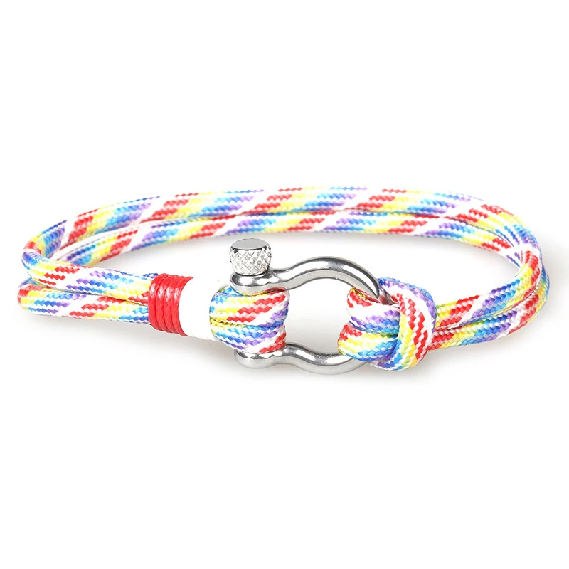 Женский и мужской браслет KBAP из веревочной обмотки мореходный Морской для