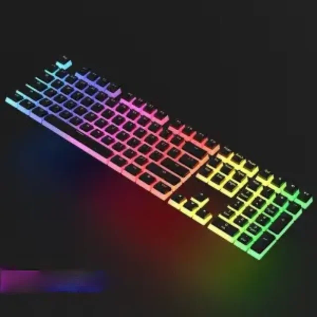Yingte104 Key PBT OEM Profile Double-Skin Milk Pudding Keycap Translucent Key Caps for Mechanical Keyboard Yingte104 Key PBT OEM Profile Double-Skin Milk Pudding Keycap Translucent Key Caps for Mechanical Keyboard