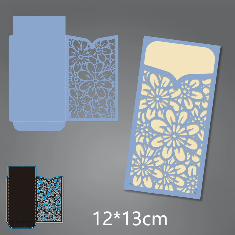 

Cutting Dies flower greeting card Metal steel frames DIY Scrap booking Photo Album Embossing paper Cards 120*130mm