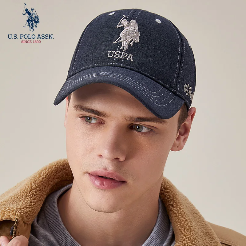 U.s. Polo Assn.2021 New Couple Baseball Caps Fashion  Embroidery Standard Cotton Adjustable Hats For Men And Women