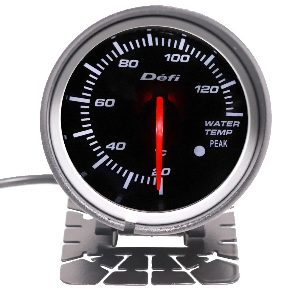Df автомобильный турбоманометр Тахометр измеритель давления масла с красно-белой светодиодной подсветкой 12 В датчик давления - Цвет: Water Temp
