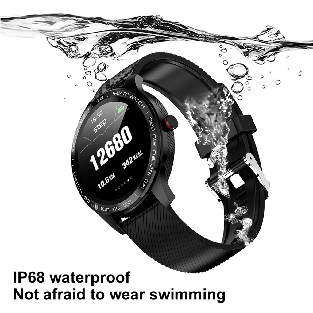 L9 Смарт часы ЭКГ сердечный ритм звонки напоминание полный сенсорный SmartWatch IP68 Водонепроницаемые часы для мужчин для Android IOS PK L7 GT2