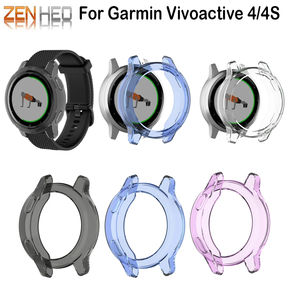 Защитная пленка для экрана мягкий чехол часов Garmin Vivoactives /4S Tpu оболочка аксессуары