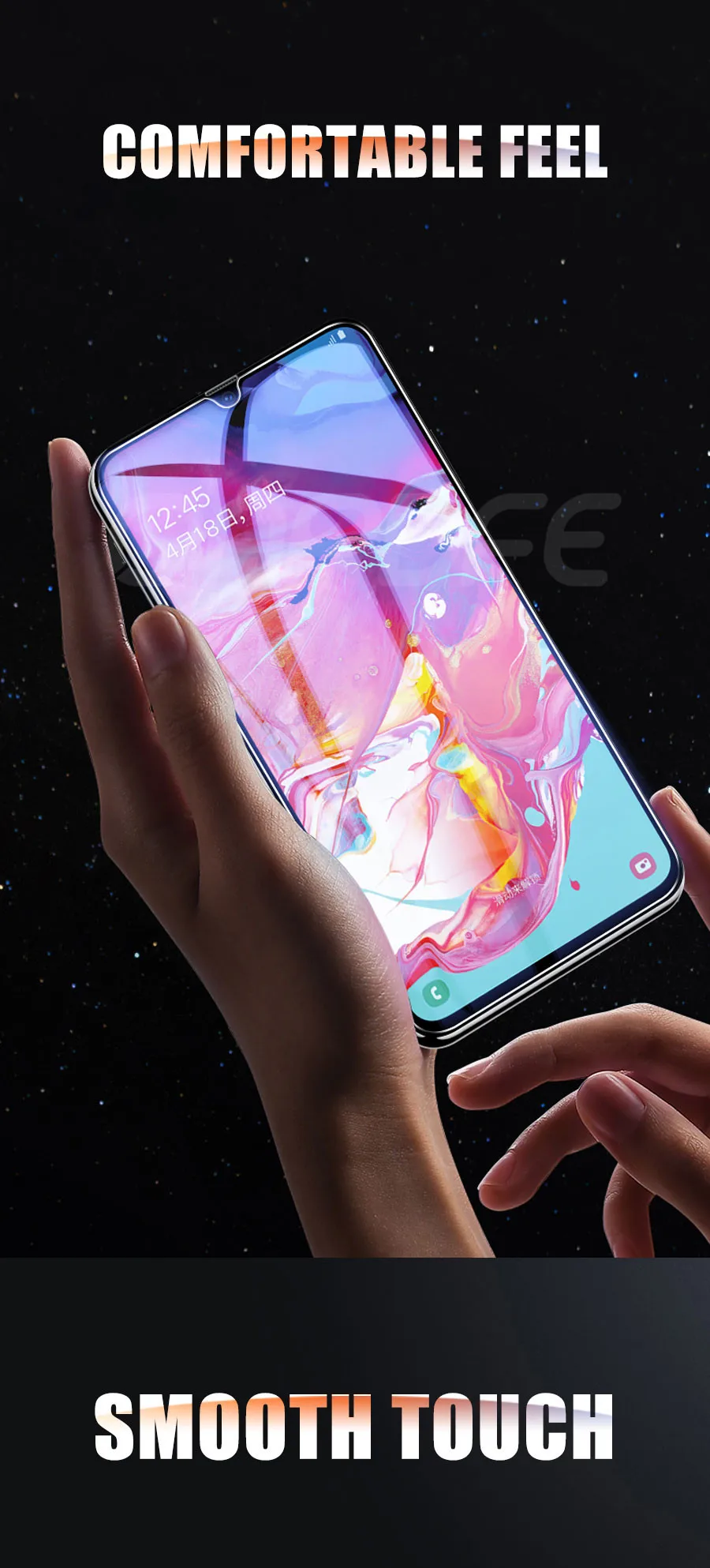 С уровнем твердости 9H Стекло на samsung Galaxy A10 A30 A40 A50 A60 Экран протектор samsung A70 A80 A90 Стекло M10 M20 M30 M40 пленка