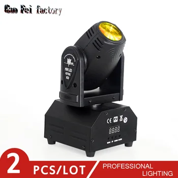 

LED Mini Moving Head Beam Light RGBW 10W Cree Lamp quad DMX 11/13Channels DJ Light for Bar Home PaRty Club Wedding